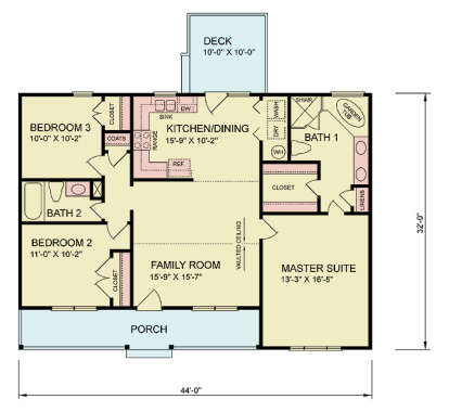 Main Floor for House Plan #699-00416