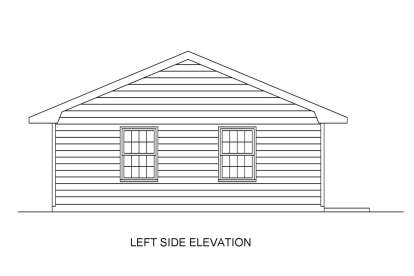 Ranch House Plan #699-00417 Elevation Photo
