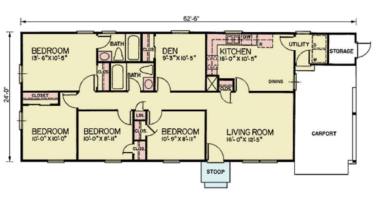 House Plan House Plan #33604 Drawing 1