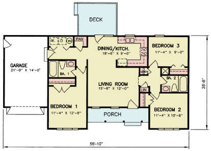 Main Floor for House Plan #699-00418
