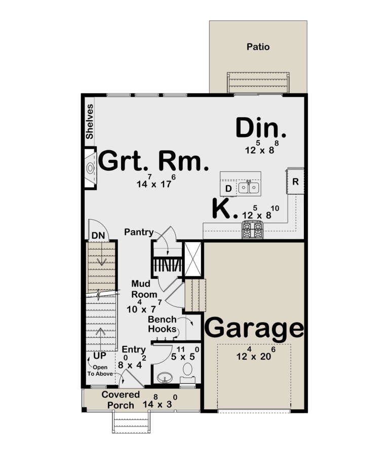 House Plan House Plan #33606 Drawing 1