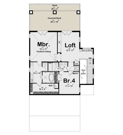 Third Floor for House Plan #963-01161