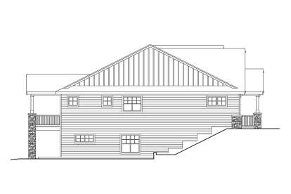 Craftsman House Plan #035-01159 Elevation Photo