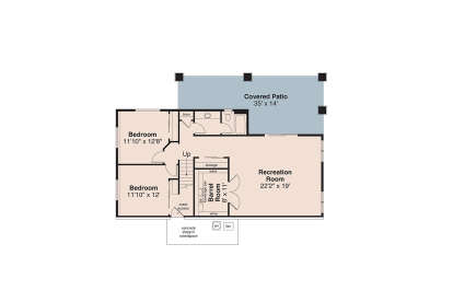 Basement for House Plan #035-01159