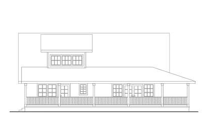Modern Farmhouse House Plan #035-01160 Elevation Photo