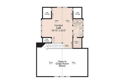 Second Floor for House Plan #035-01160