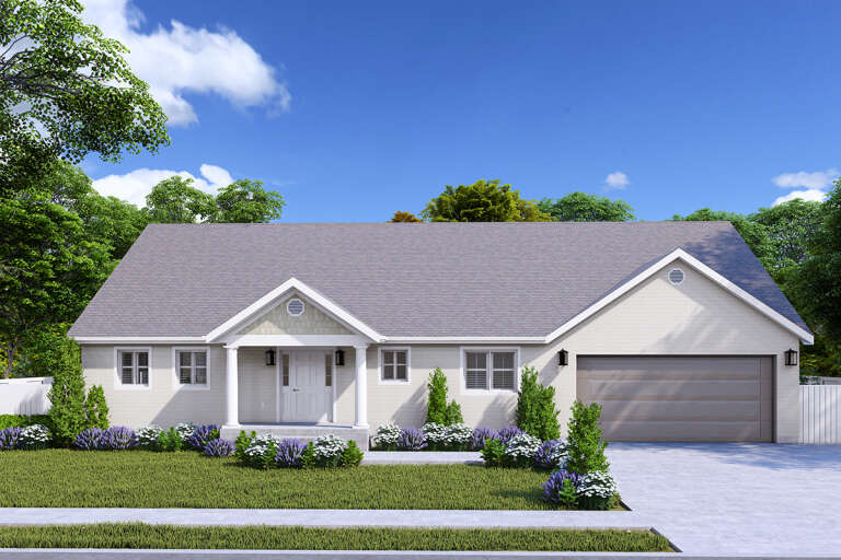 House Plan House Plan #33612 Front Elevation 