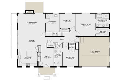 Main Floor for House Plan #2802-00409