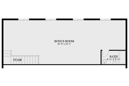 Bonus Room for House Plan #2802-00409