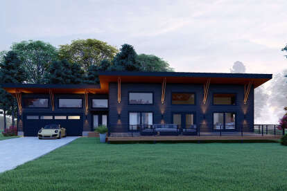 Contemporary House Plan #940-01326 Elevation Photo