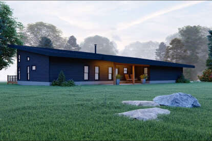 Contemporary House Plan #940-01326 Elevation Photo