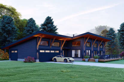Contemporary House Plan #940-01326 Elevation Photo