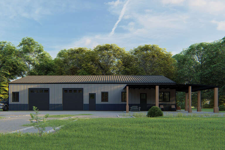 House Plan House Plan #33617 Front Elevation 
