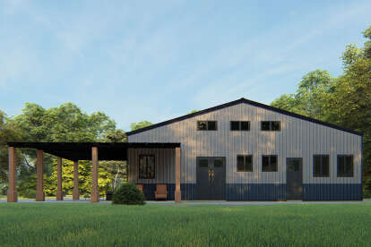 Barn House Plan #625-00038 Elevation Photo