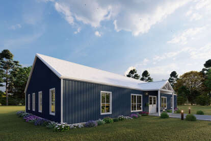 Modern Farmhouse House Plan #625-00040 Elevation Photo
