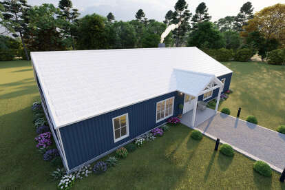 Modern Farmhouse House Plan #625-00040 Elevation Photo