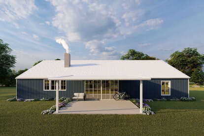 Modern Farmhouse House Plan #625-00040 Elevation Photo