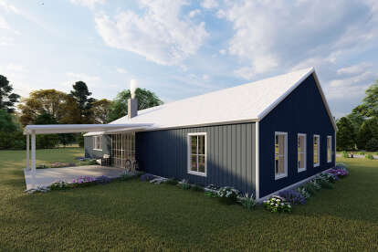 Modern Farmhouse House Plan #625-00040 Elevation Photo