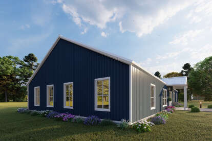 Modern Farmhouse House Plan #625-00040 Elevation Photo