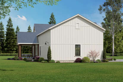 Barn House Plan #009-00453 Elevation Photo