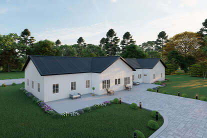 Barn House Plan #625-00041 Elevation Photo