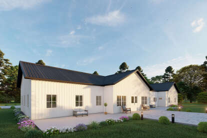 Barn House Plan #625-00041 Elevation Photo