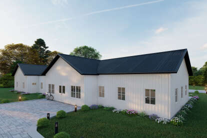 Barn House Plan #625-00041 Elevation Photo