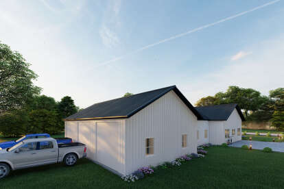 Barn House Plan #625-00041 Elevation Photo