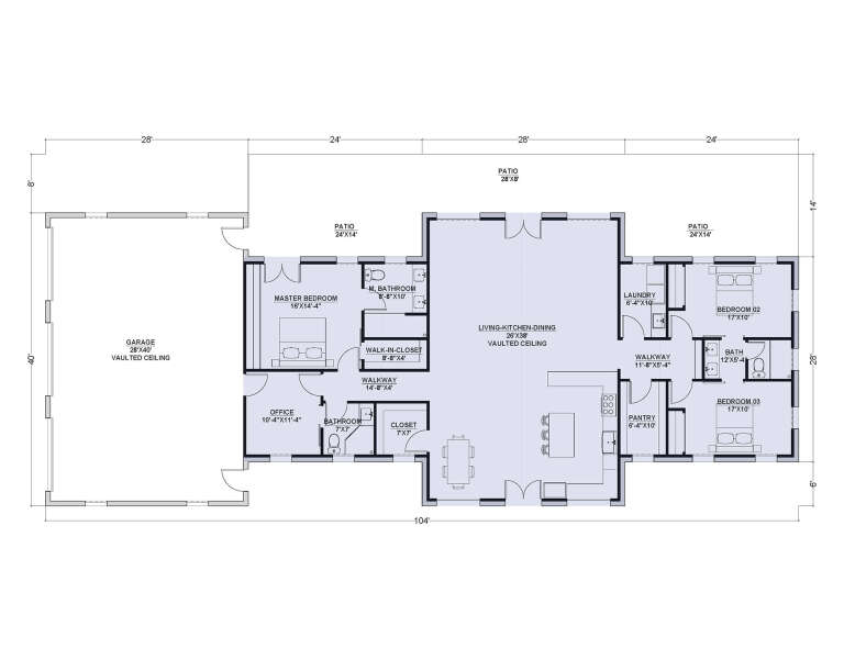 House Plan House Plan #33621 Drawing 1
