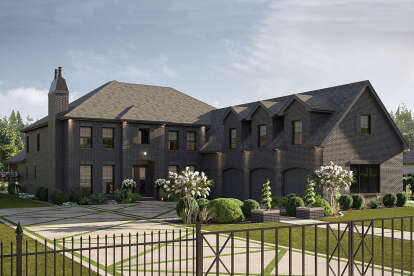 European House Plan #963-01162 Elevation Photo
