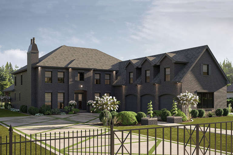 House Plan House Plan #33622 Angled Front Elevation