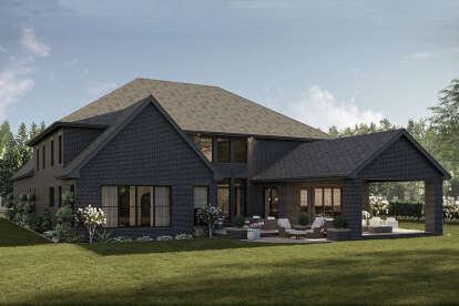 European House Plan #963-01162 Elevation Photo