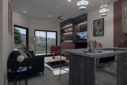 Contemporary House Plan #5984-00033 Additional Photo