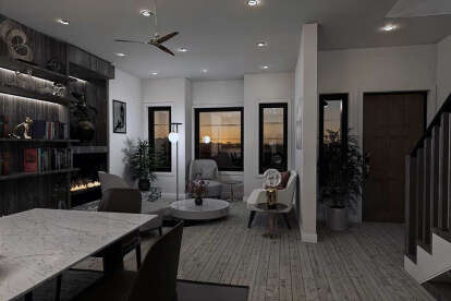 Contemporary House Plan #5984-00033 Additional Photo