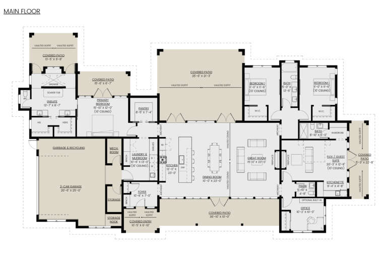 House Plan House Plan #33624 Drawing 1