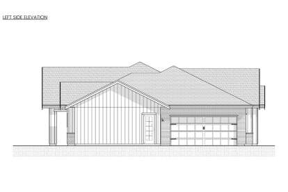 Modern Farmhouse House Plan #2452-00014 Elevation Photo