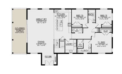 Main Floor for House Plan #5032-00359