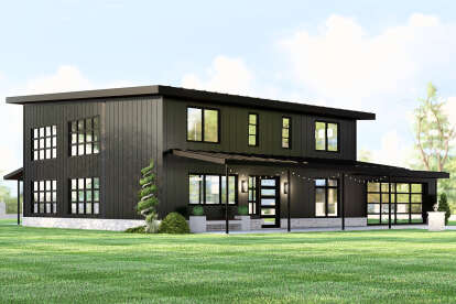 Modern House Plan #5032-00360 Elevation Photo