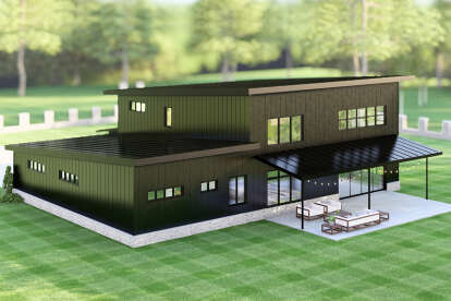 Modern House Plan #5032-00360 Elevation Photo