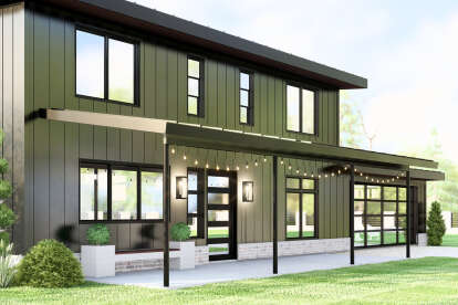 Modern House Plan #5032-00360 Elevation Photo