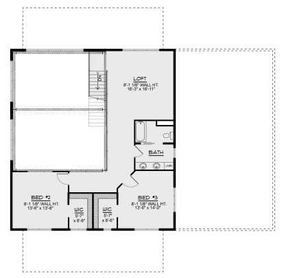 Second Floor for House Plan #5032-00360