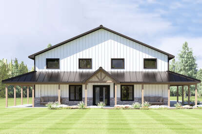 Barn House Plan #5032-00361 Elevation Photo