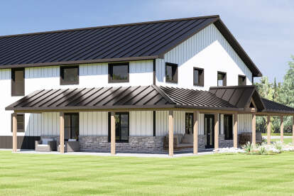 Barn House Plan #5032-00361 Elevation Photo