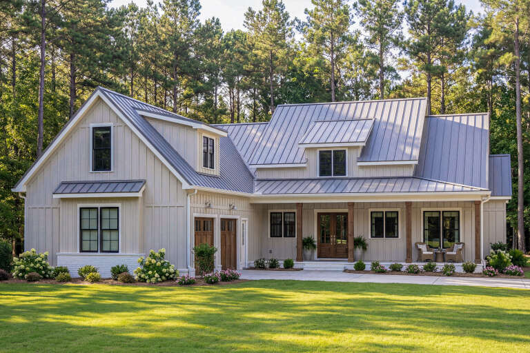 House Plan House Plan #33631 Angled Front Elevation