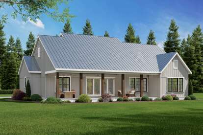Modern Farmhouse House Plan #009-00454 Elevation Photo
