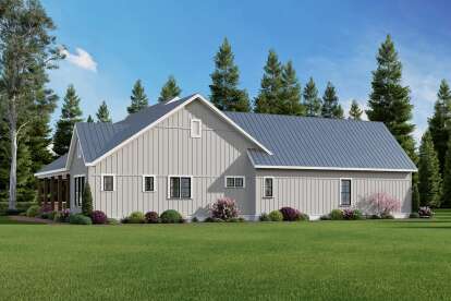 Modern Farmhouse House Plan #009-00454 Elevation Photo