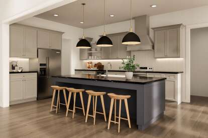 Modern Farmhouse House Plan #009-00454 Additional Photo