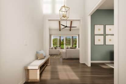 Modern Farmhouse House Plan #009-00454 Additional Photo