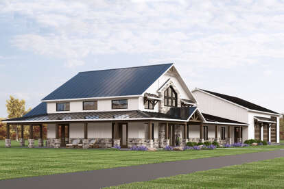 Barn House Plan #5032-00363 Elevation Photo