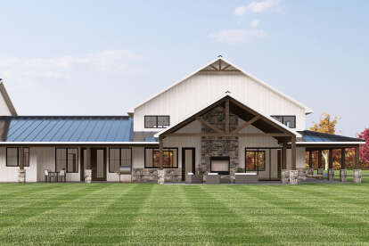 Barn House Plan #5032-00363 Elevation Photo